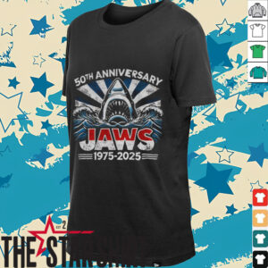 Jaws 50th anniversary 1975 2025 shirt