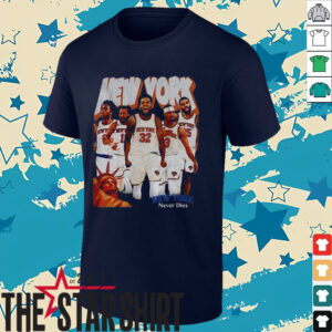 New York Knicks NBA Basketball Never Dies and Liberty of Statue shirt
