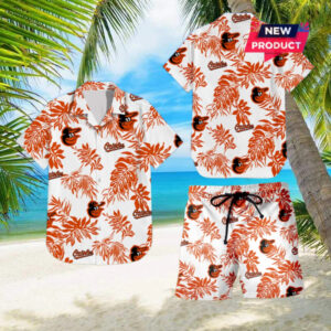 Baltimore Orioles Beach Outfit Hawaiian Shirt