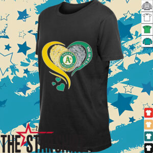 Oakland Athletics Baseball it’s in my DNA heart shirt