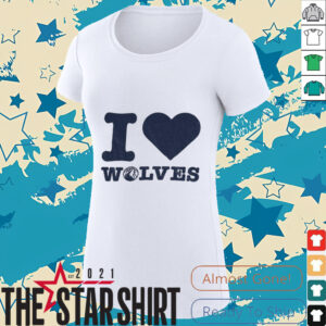 Minnesota Timberwolves I love wolves 2025 NBA playoff shirt