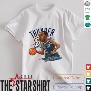 Kevin Durant 35 Oklahoma City Thunder NBA Basketball cartoon shirt