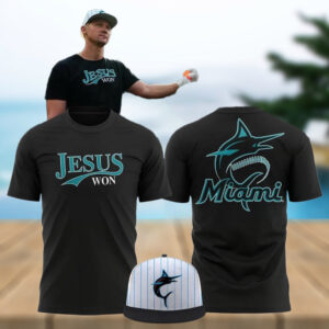 Miami Marlins Jesus Won Limited Edition T Shirt Basketball Fan Gift Ideas