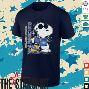 Snoopy Fan Golden State Warriors x The Peanuts T shirts