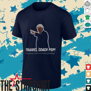 Gregg Popovich Retirement Tribute Thanks Coach Pop shirt
