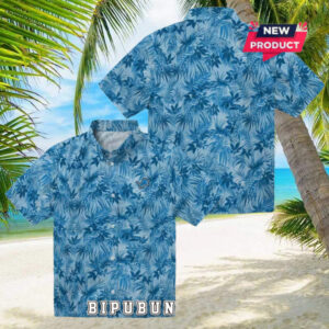 Detroit Lions Leafy Style Hawaiian Shirt