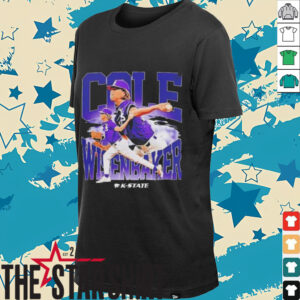 Cole Wisenbaker Kansas State Baseball Player Collage T Shirt