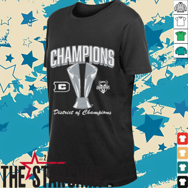 DC Defenders   2025 UFL Champions   United Football LeagueShirt