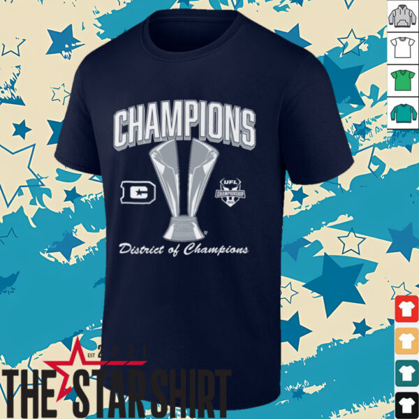 DC Defenders   2025 UFL Champions   United Football LeagueShirt