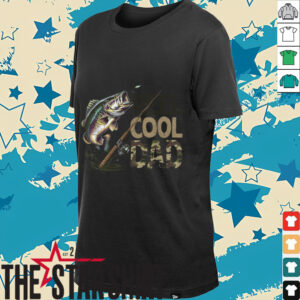 Reel Cool Dad Fishing Papa Father's Day Fisherman Fish T Shirt