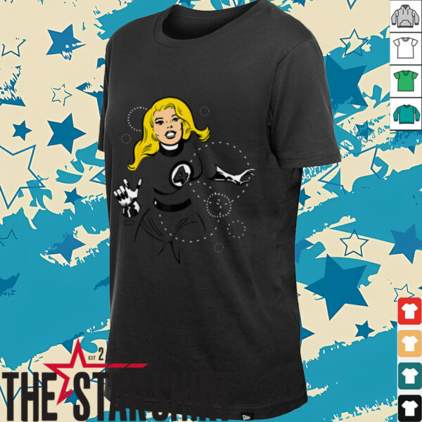 Fantastic Four   Invisible Woman Negative Space Shirt
