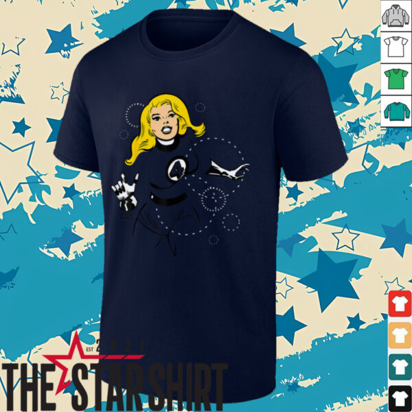 Fantastic Four   Invisible Woman Negative Space Shirt