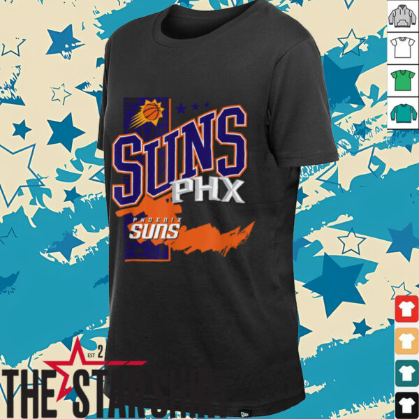 NBA Official Phoenix Suns Barred Player T Shirt