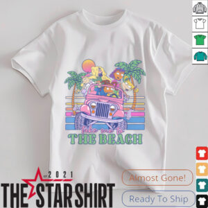 Nickelodeon Take Me To The Beach Jeep Tropical Sunset T Shirt