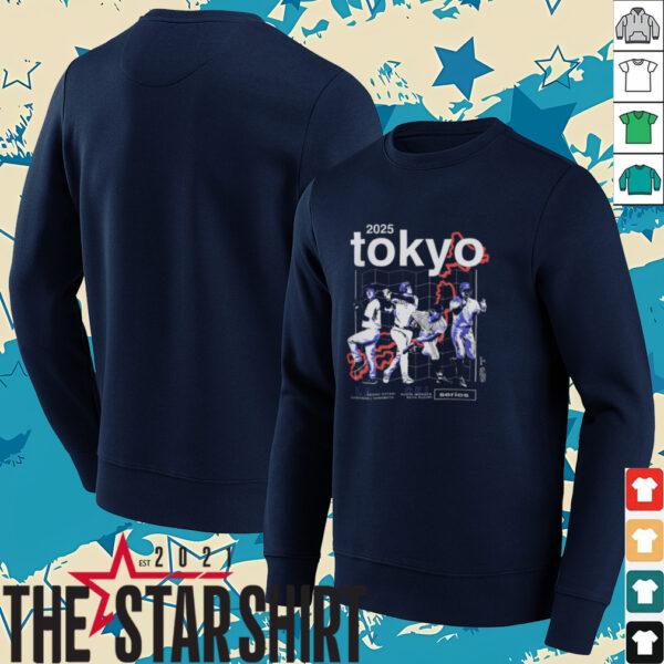 2025 Tokyo Series Baseball Los Angeles Dodgers Vs Chicago Cubs Hoodie