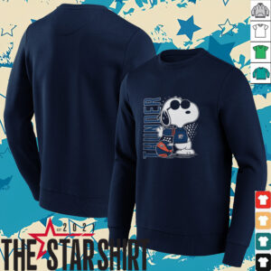Oklahoma City Thunder Basketball x Snoopy T Shirt