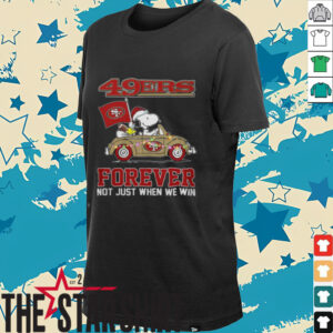 49ers Football Snoopy Driving Car Forever Not Just When We...
