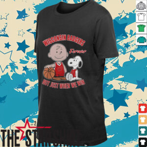 Badgers Shop Charlie Brown And Snoopy Wisconsin Badgers Forever Not...