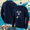 Official Peanuts Characters New York Yankees Baseball 2024 Shirt Black