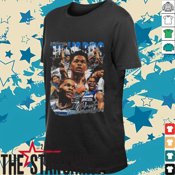 Anthony Edwards Minnesota Timberwolves Homage Vintage Bootleg 2025 Shirt