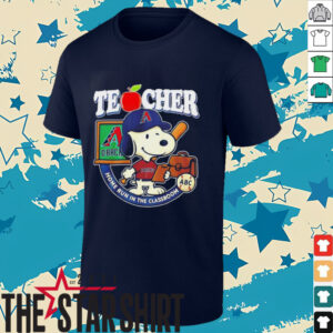 Arizona Diamondbacks Snoopy teacher home run in the classroom shirt