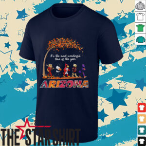 Arizona Sports Teams Mascots & Beatles Abbey Road “It’s The Most Wonderful Time Of The Year” Shirt – Top Mascots & Iconic Music Tee