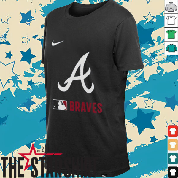 Atlanta Braves Nike Youth Authentic Collection Velocity Performance T Shirt