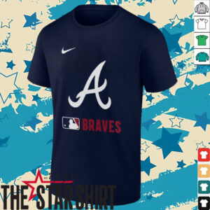Atlanta Braves Nike Youth Authentic Collection Velocity Performance T Shirt