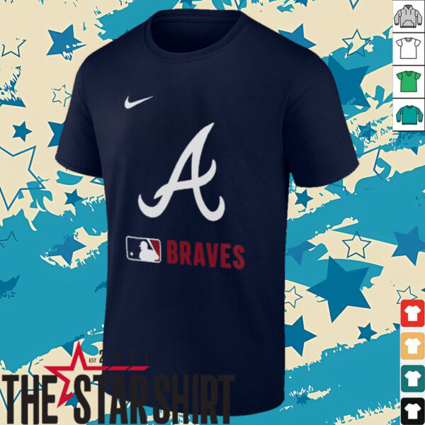 Atlanta Braves Nike Youth Authentic Collection Velocity Performance T Shirt