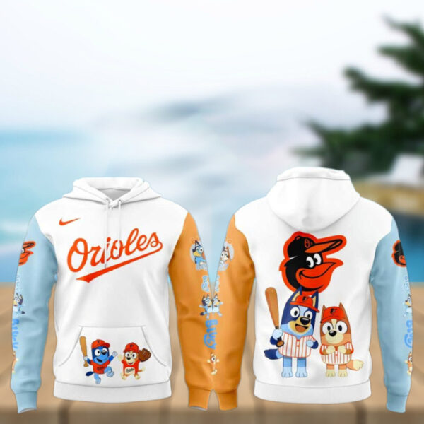 Baltimore Orioles Bluey and Bingo For Fans Beautiful Hoodie