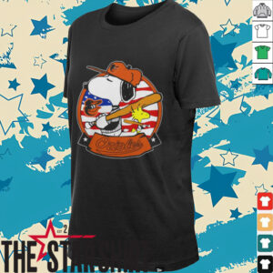 Baltimore Orioles Shirt Snoopy And Woodstock Baltimore Orioles American Flag...