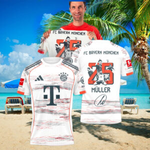 Bayern Munchen Thomas Muller 2025 T Shirt