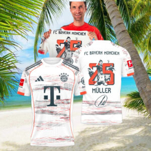 Bayern Munchen Thomas Muller 2025 T Shirt
