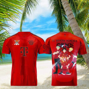 Bayern Munich x One Piece Limited Edition T Shirt Gifts...
