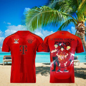 Bayern Munich x One Piece Limited Edition T Shirt Gifts...