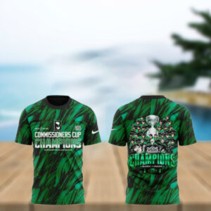 Binghamton Black Bears 2025 Commissioner Cup Finals Limited 3D T Shirt2