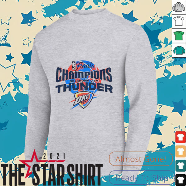 Champions Oklahoma City Thunder Basketball 2025 NBA Finals Playoff vintage shirt