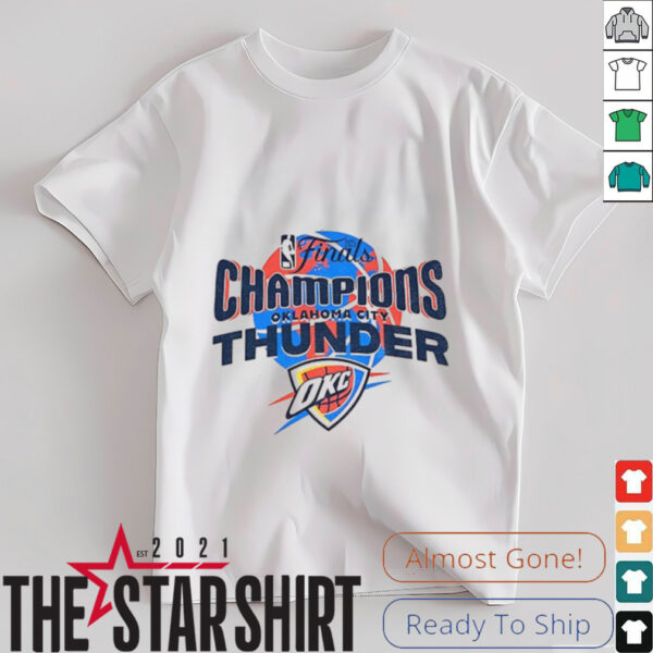 Champions Oklahoma City Thunder Basketball 2025 NBA Finals Playoff vintage shirt
