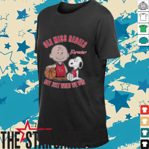 Charlie Brown And Snoopy Ole Miss Rebels Forever Not Just...