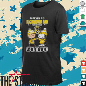 Charlie Brown And Snoopy Richmond Football Club Fan T Shirt