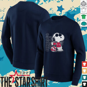 Chicago Bulls Basketball X Snoopy The Peanuts Logo Hoodie Sweatshirt