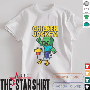 Chicken Jockey Minecraft Zombie Riding Chicken Shirt