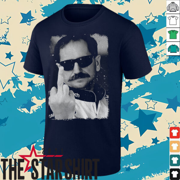 Dale Earnhardt Nascar Winston Cup Series middle finger 90s vintage shirt