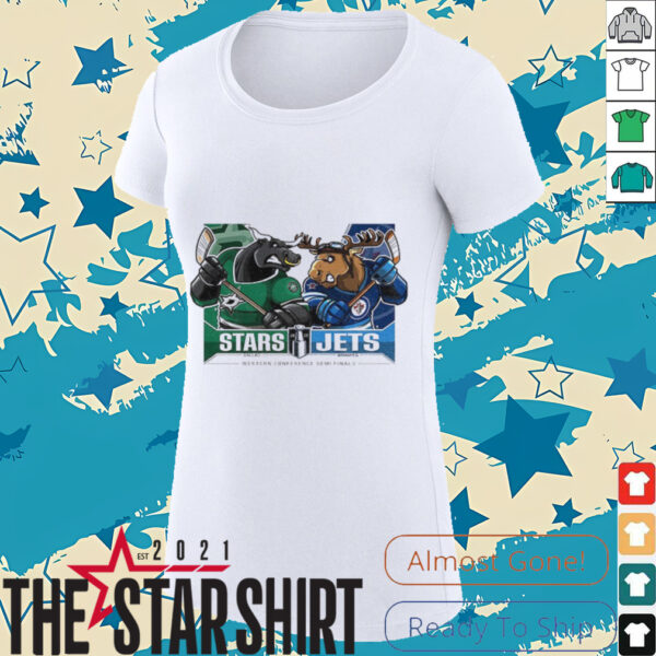 Dallas Stars and Winnipeg Jets Western Conference Semi Finals 2025 shirt