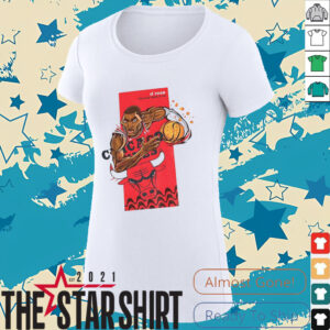 Derrick Rose Chicago Bulls NBA Basketball cartoon the MVP rises in rio shirt3