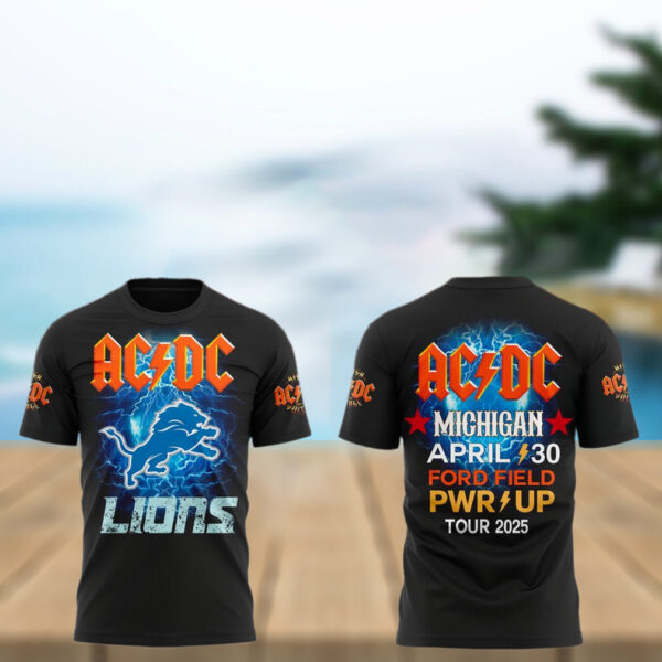 Detroit Power Up Tour 2025 T Shirt