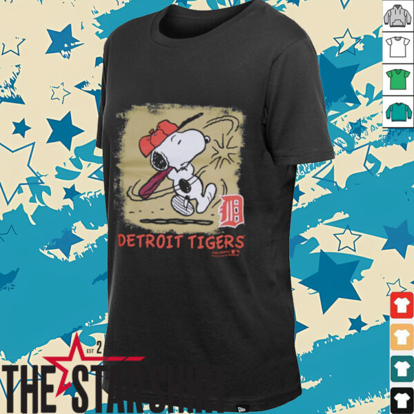 Detroit Tigers Infant Size 12 Months Snoopy at Bat Short Sleeve T Shirt