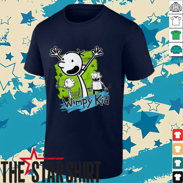 Diary of a Wimpy Kid Greg Stars Doodle T Shirt