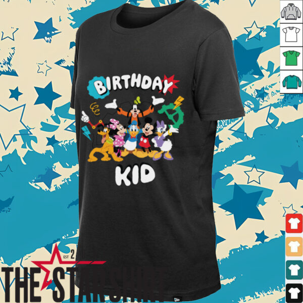 Disney Jr. Mickey & Friends _Birthday Kid_ Birthday Party Shirt