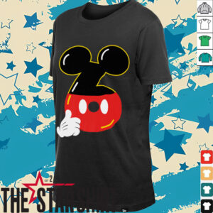 Disney Mickey Numbers _6_ Sixth 6th Birthday Party Gift Shirt